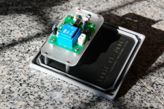 Overall view of the electronics mounting.
