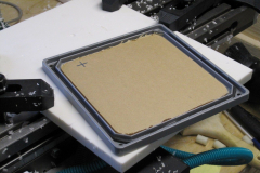 Rear of the polycarbonate/PVC box.