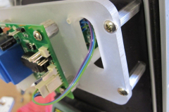 LCD cable passes through the mezzanine.