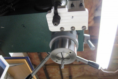 Underside shot with Proxxon and X3 spindles.