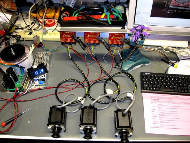 First XYZ test. First XYZ test.