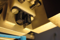 Test fitting the Y sensor lock.